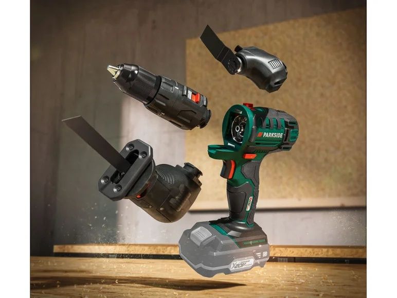 Шуруповерт  3в 1 акумуляторний Parkside PKGA 20-Li C2 реноватор сабель