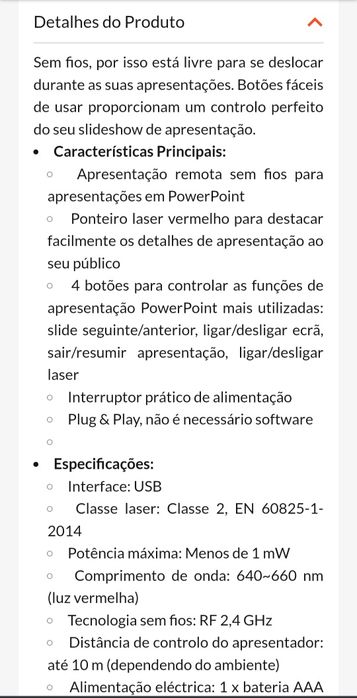 Apontador laser Gembird