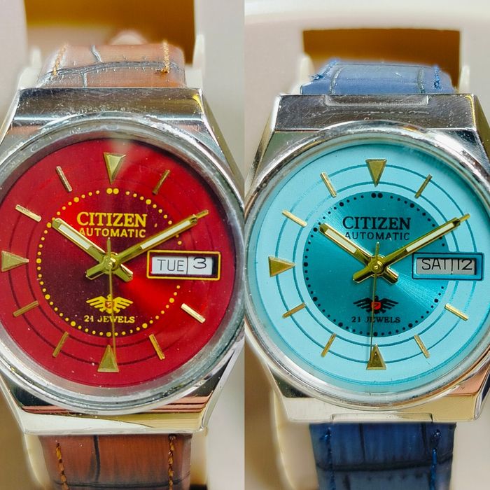 2 x zegarek Citizen vintage automat automatyczny Seiko