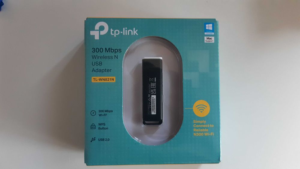 Wifi adapter USB TL-WN821N - zewnętrzna karta sieciowa