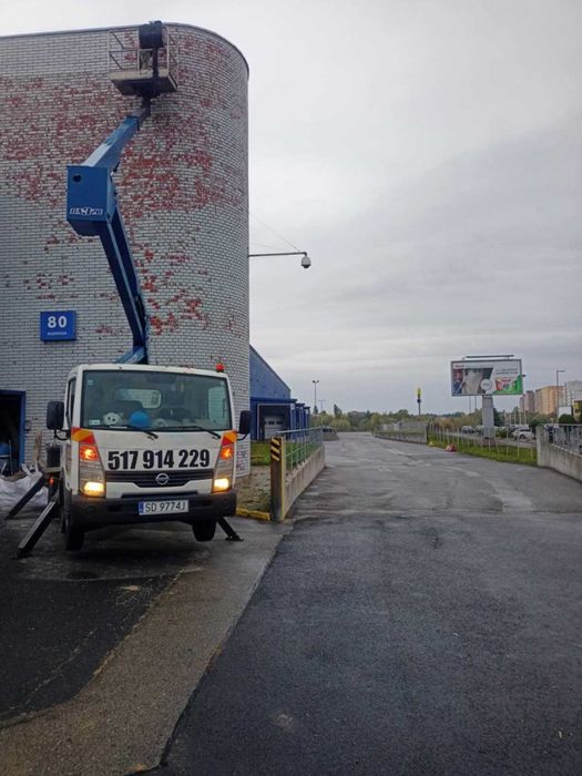 zwyżka podnośniki koszowe Będzin Czeladź
