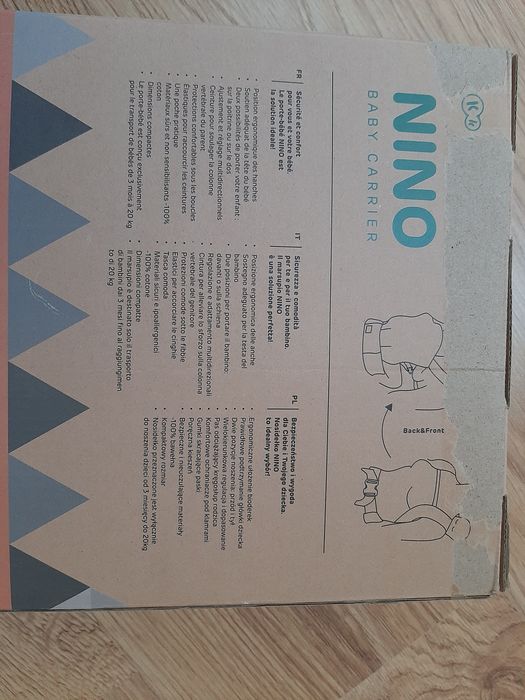 Nosidło Nino Kinderkraft