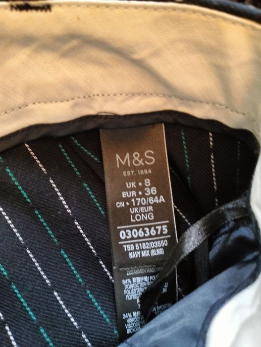 Spodnie materiałowe .