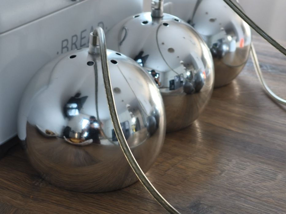 Lampa sufitowa wisząca kula ball , Trzy sztuki