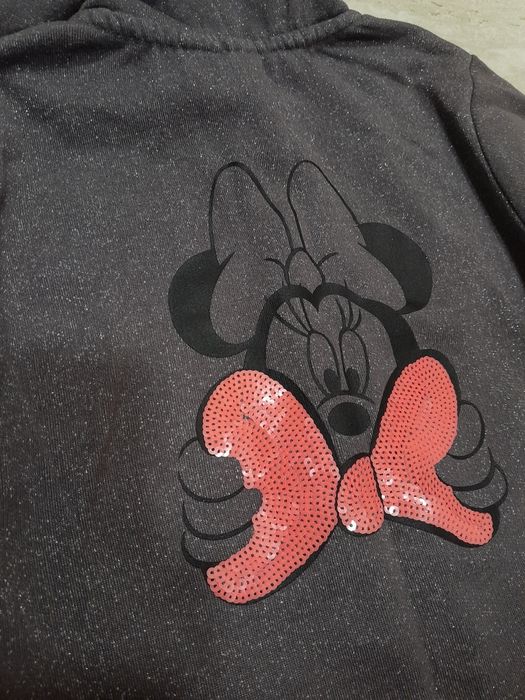 Bluza 128  kolor szary Myszka Minnie
