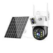 Уличная WiFi камера видеонаблюдения с солнечной панелью
