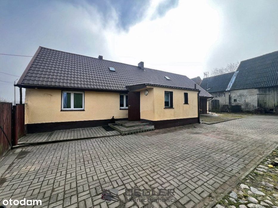 Dom na wsi, Trzcinna, działka 7300 m2