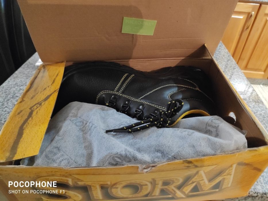 Botas de biqueira de aço storm, homem.