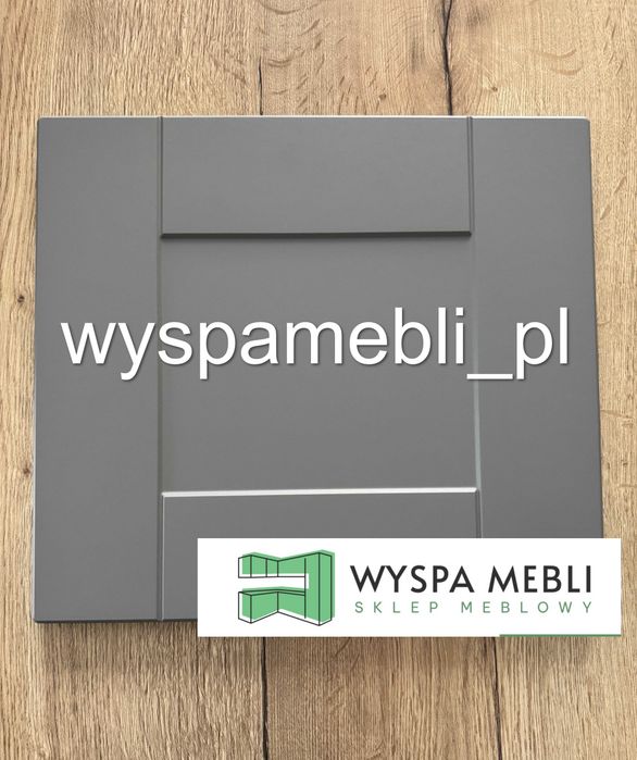 Meble kuchenne biały MDF narożna wyspa dowolny wymiar kuchnia dąb