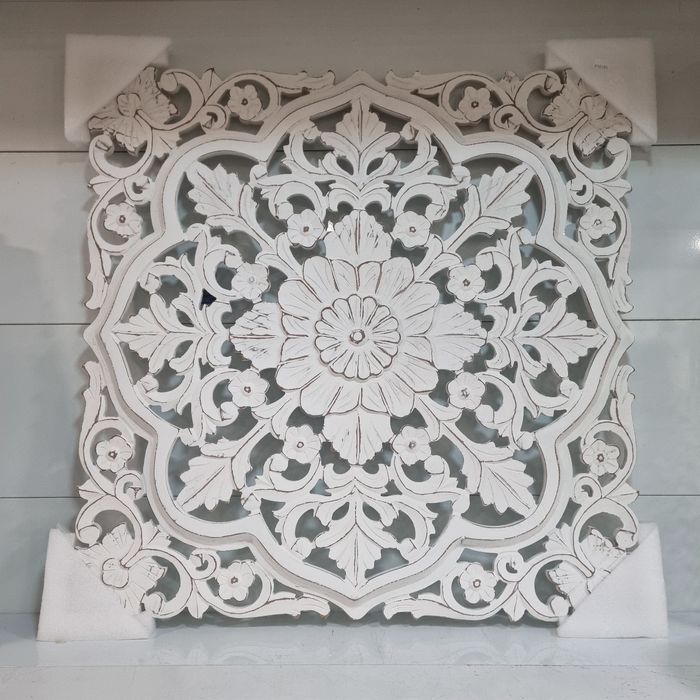 Paibel de Madeira Mandala 90x90cm By Arcoazul