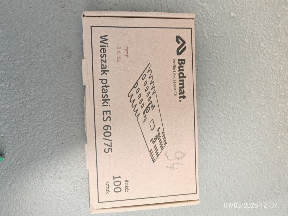 Wieszaki do poddaszy  es65/75, grzybkowy 270mm, łącznik cd60, pchełki