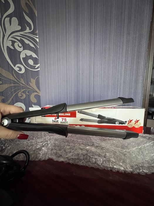 Плойка-утюжок 2в1 Hairway Titanium-Turmalin Nano-Silver