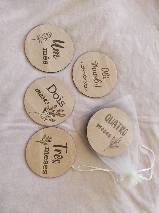 Babyshower / placas crescimento bebê
