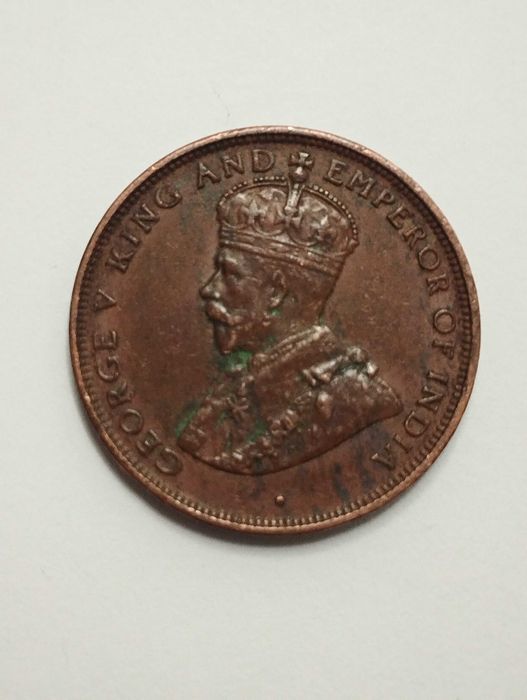 Sprzedam monetę Cejlon 1 cent 1922r. Jerzy V