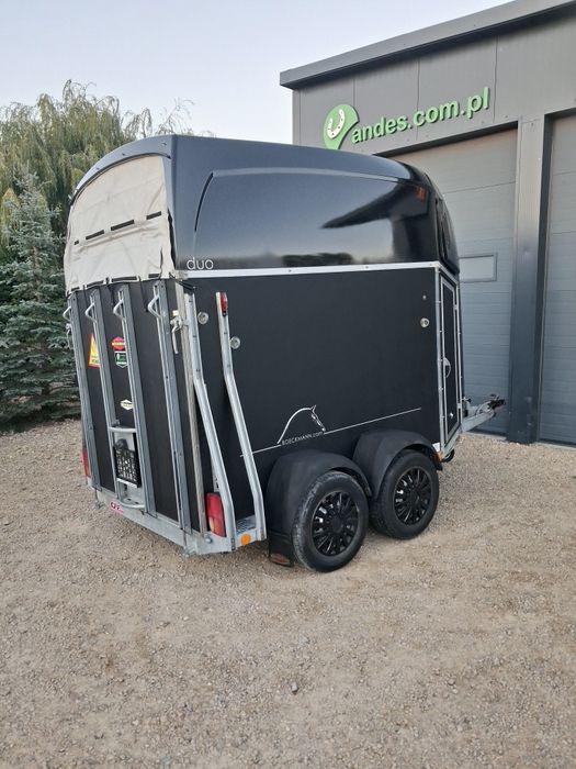 Przyczepa dla koni Boeckmann Duo R Podłoga ALUMINIOWA