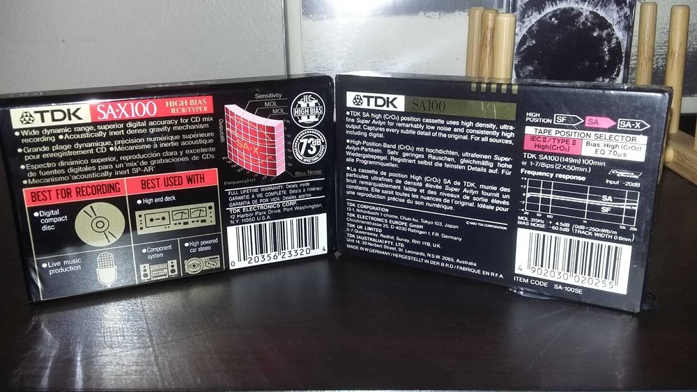 Cassetes TDK NOVAS/SELADAS (Preço de cada uma no descritivo)