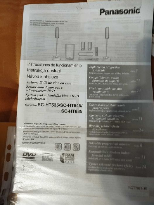 kino domowe panasonic SA-HT845