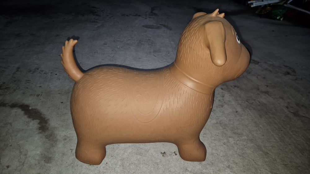 Cãozinho de borracha para crianças 
10€