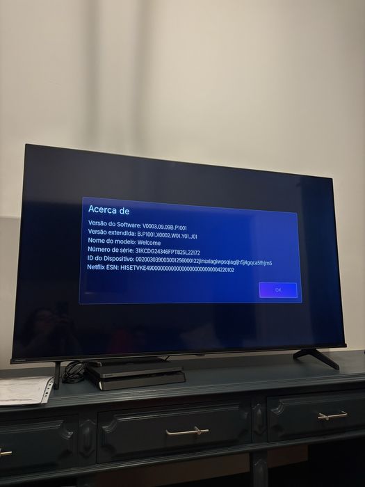 Tv hisense 55 polegadas