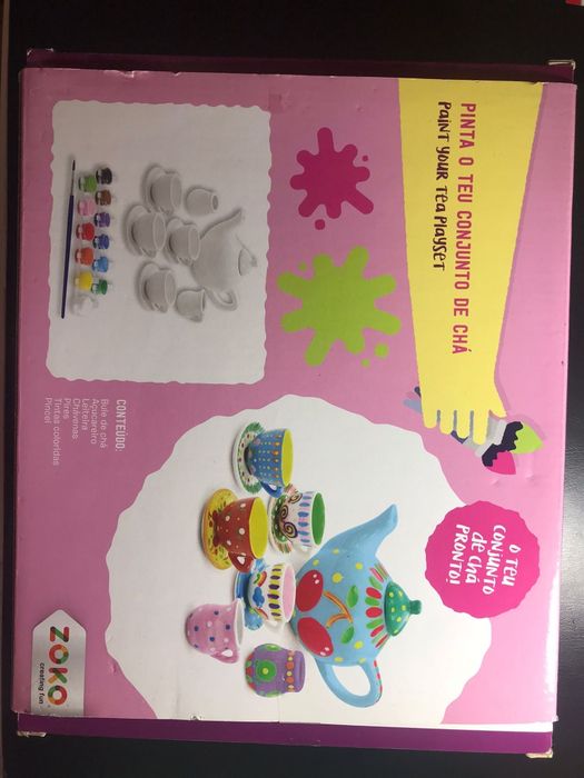 Brinquedo para pintar de cerâmica