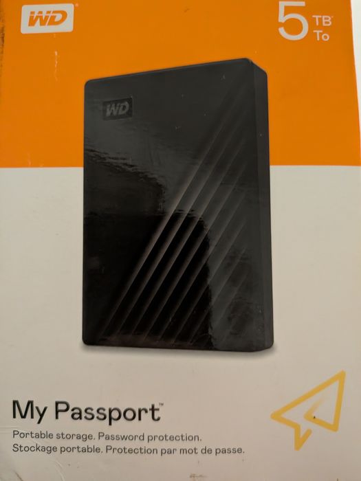 Disco Externo 2.5 Western Digital My Passport 5tb - NOVO