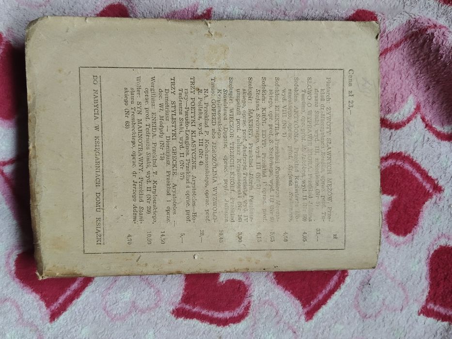 Książka Odyseja Homer 1953 rok