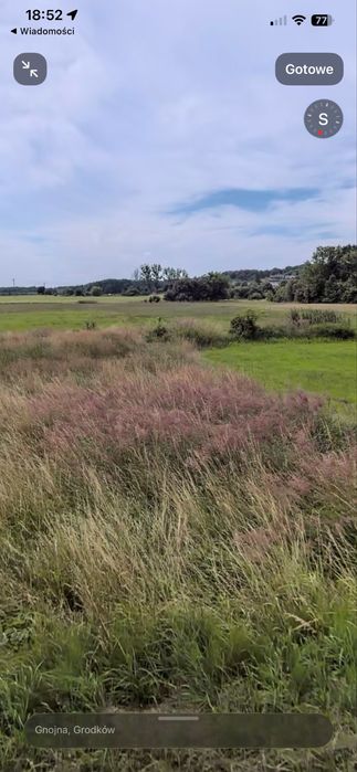 Działka budowlana gnojna grodków 10 ar
