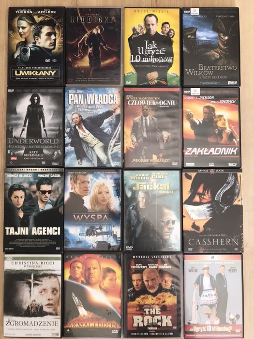 Kolekcja filmów DVD