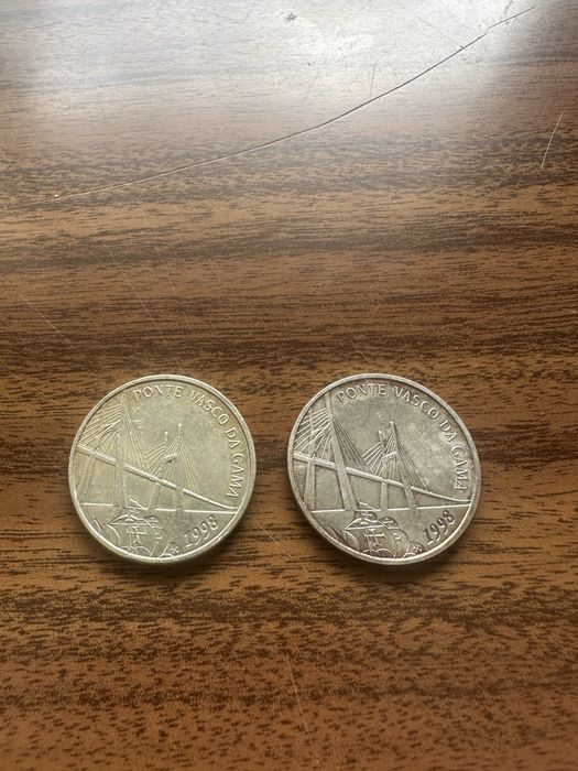 Dois exemplares. 500 escudos. Abertura Ponte Vasco da Gama.