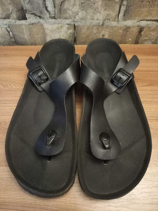 Кожаные шлепки, вьетнамки  флип-флопы Dr. Brinkmann Birkenstock р 47.