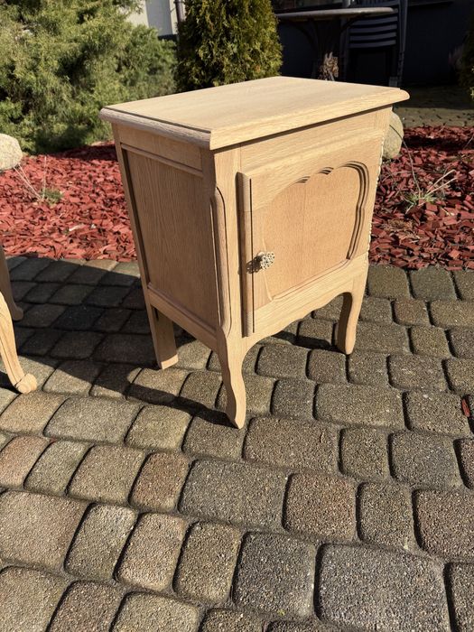 Szafki w stylu ludwikowskim  oczyszczone dąb stan surowy