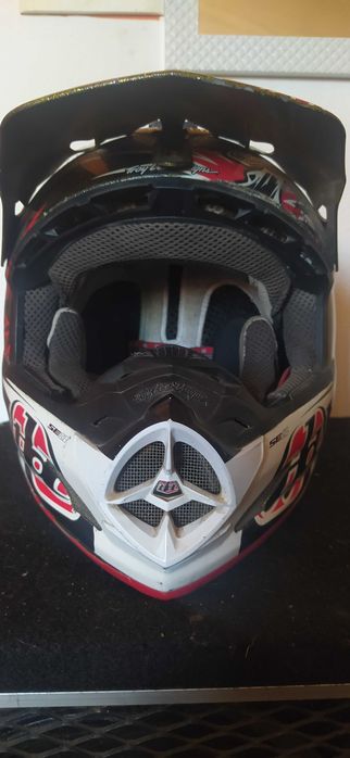 Capacete Troy Lee Designs SE3 ECE Piston Helmet Gold