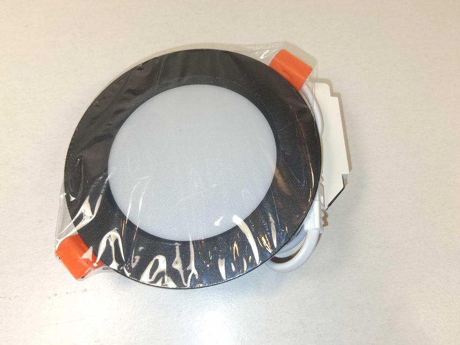 N269 Oprawa LED Podtynkowa Recessed Lighting Czarna Okrągła Zasilacz