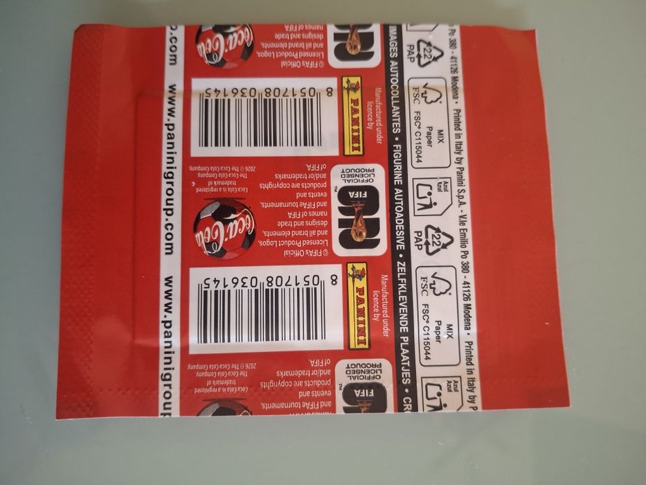 Saqueta cromos  mundial  coca cola