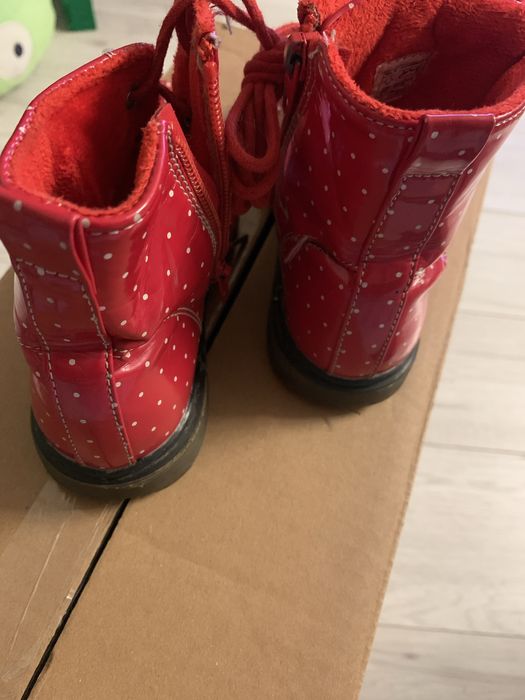 Rozowe Botki, glany buciki r 29