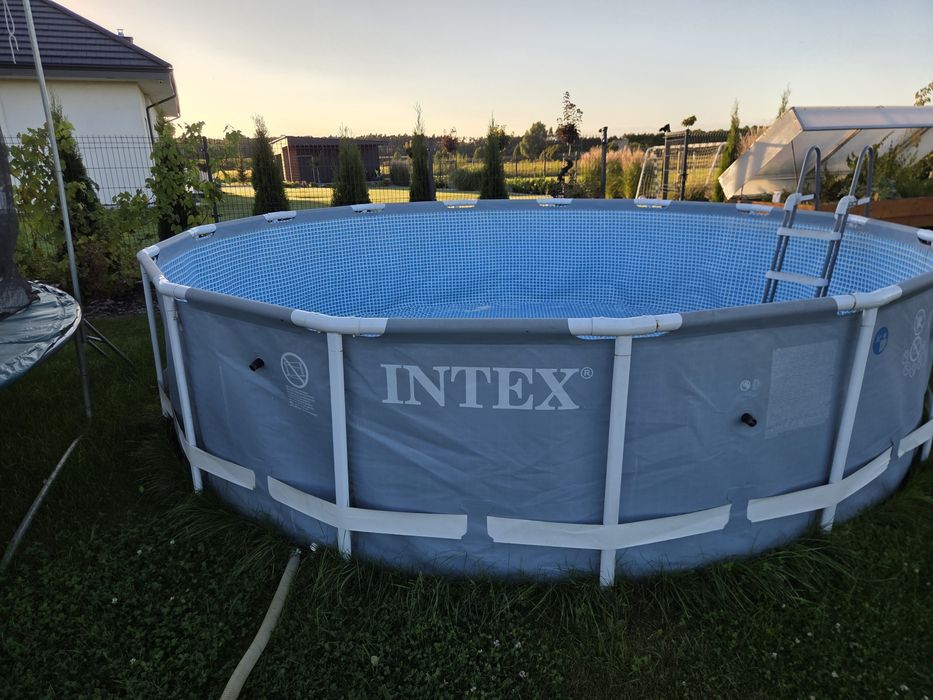 Kompletny Basen Stelażowy 457x107 cm Avenli/Intex – Duży Zestaw!