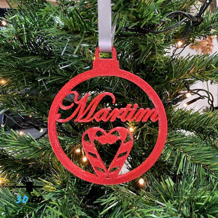 Bolas e estrelas de Natal Personalizadas