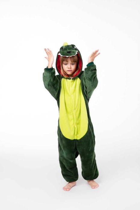 Strój piżama Dinozaur Smok kigurumi przebranie na bal r. 116/122
