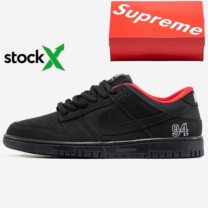 Мужские кроссовки Nike SB Dunk x Supreme Premium. 40-45