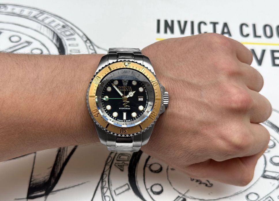 Швейцарський годинник Invicta 16960 Reserve Hydromax 52 mm. SWISS MADE