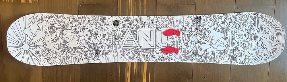 Сноуборд детский GNU Recess 120 как новый