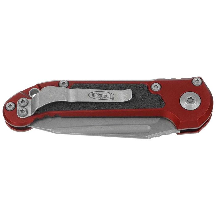 Nóż automatyczny Microtech LUDT T/E Gen III Merlot Aluminium/3M