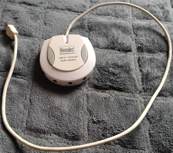 Zestaw głośnikowy 5.1 Philips MMS 260/00 i USB 5.1 Audio Adapter Hercules