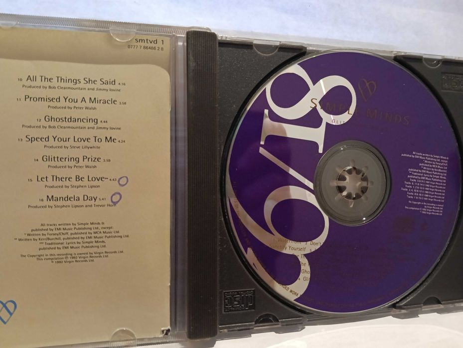 cd Simple Minds - "Glittering Prize"