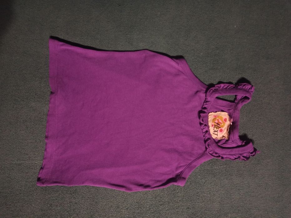 Fioletowy sweterek golf dziewczęcy Reserved kids 110 cm 4-5 l. +gratis