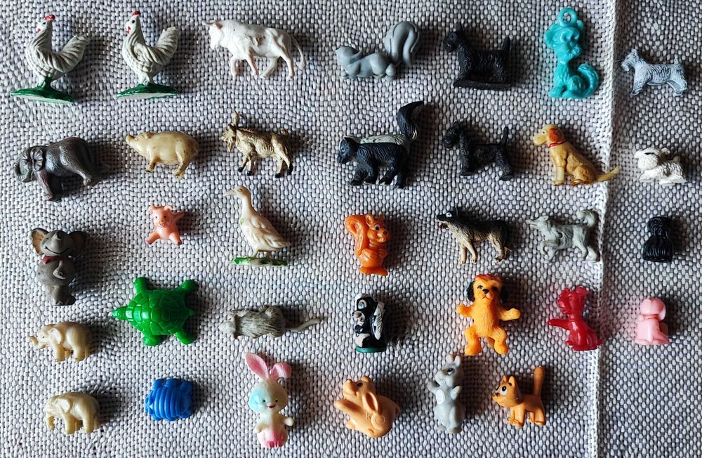Lote de brinquedos miniaturas - animais