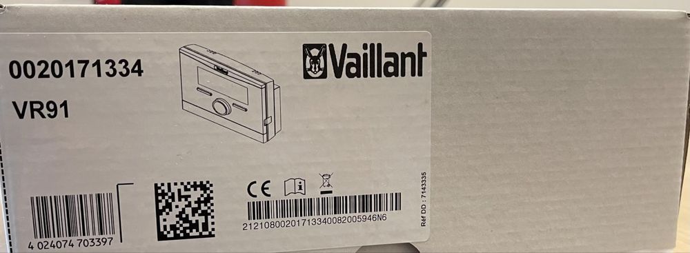 Valliant  sterowanie VR 91 do regulatora multimatic