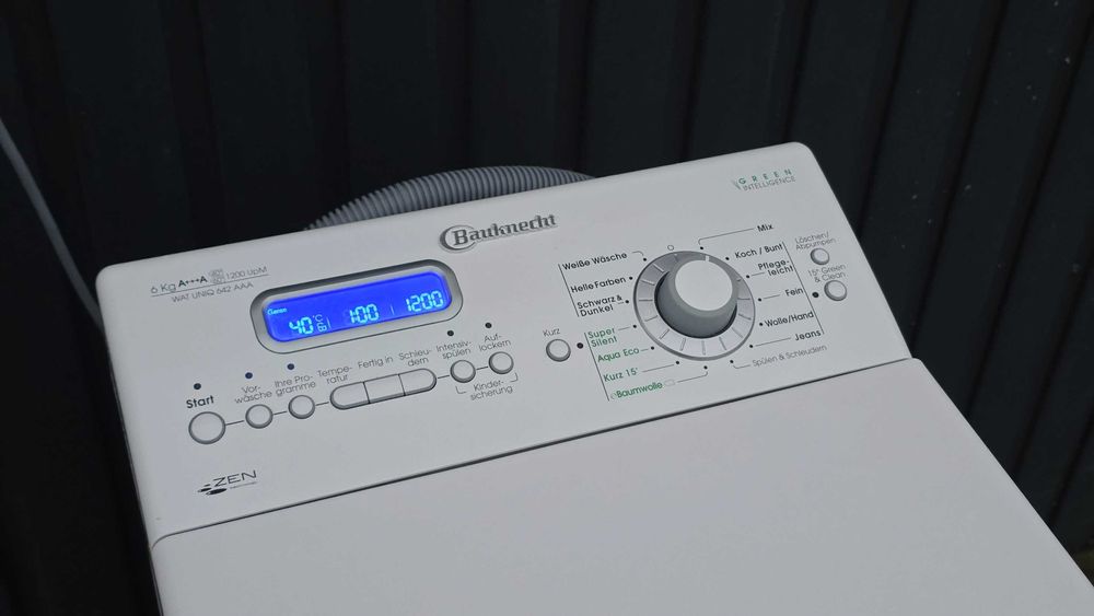 Pralka od góry Bauknecht 6kg,1200rpm, silnik ZEN, Soft Open, gwarancja