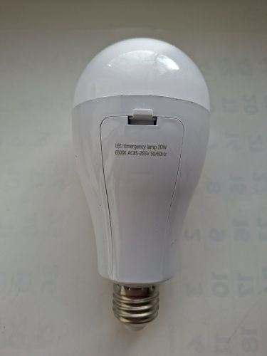 Лампа аварійного освітлення Акумуляторна лампа Е27 з  2 акум 18650