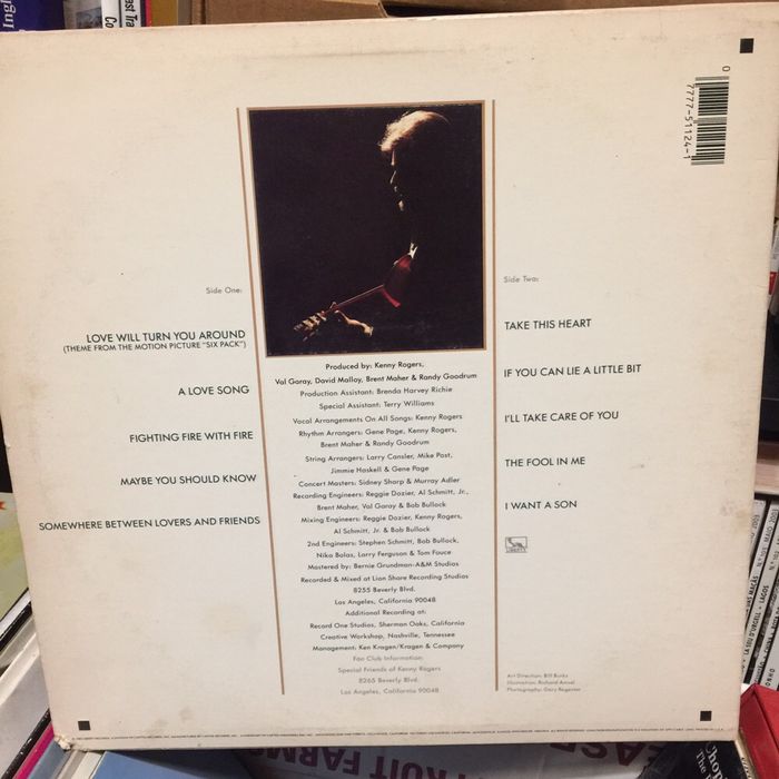 Vinil: Kenny Rogers - Love will turn you around 1982